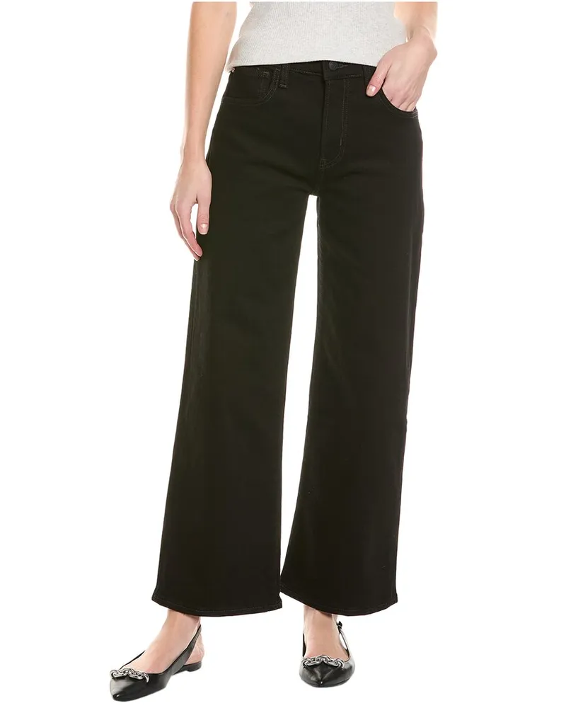 Hudson Jeans Rosalie Black Rinse Wide Leg Jean Black