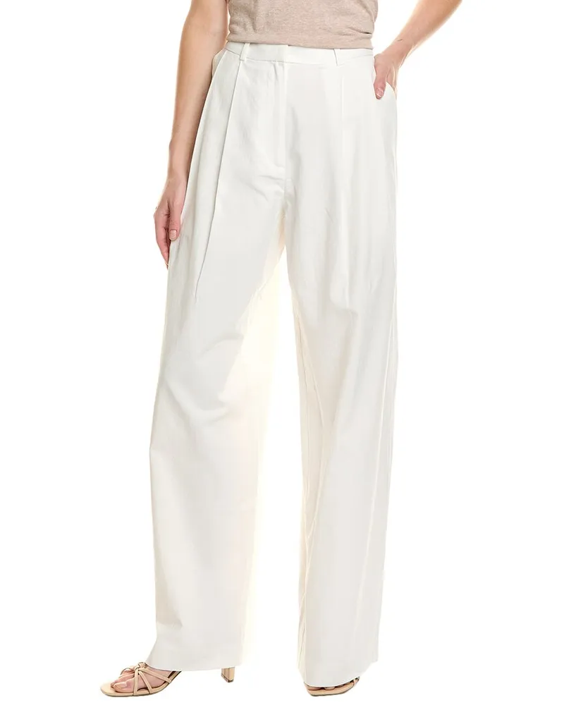 Proenza Schouler Helena Pleated Pant White