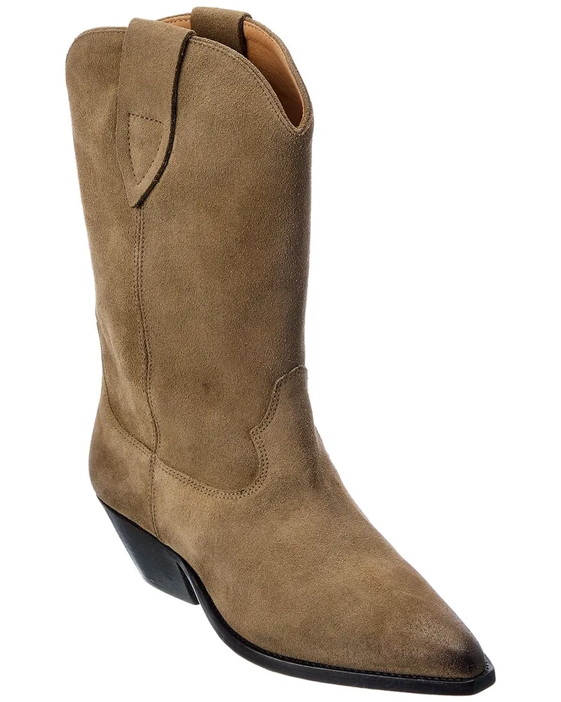 Isabel Marant Duerto Suede Boot Brown