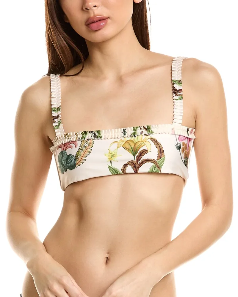 AGUA BENDITA Marina Bikini Top White