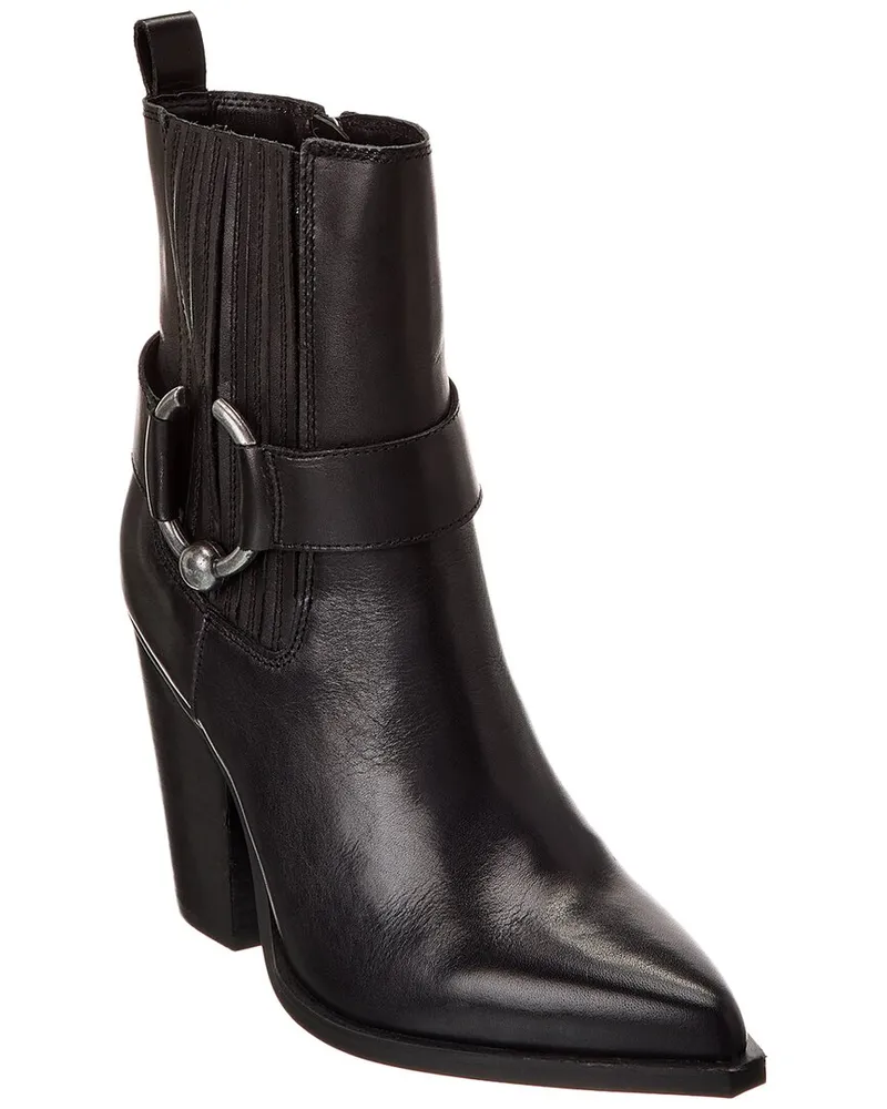 Steve Madden Lakelynn Leather Boot Black