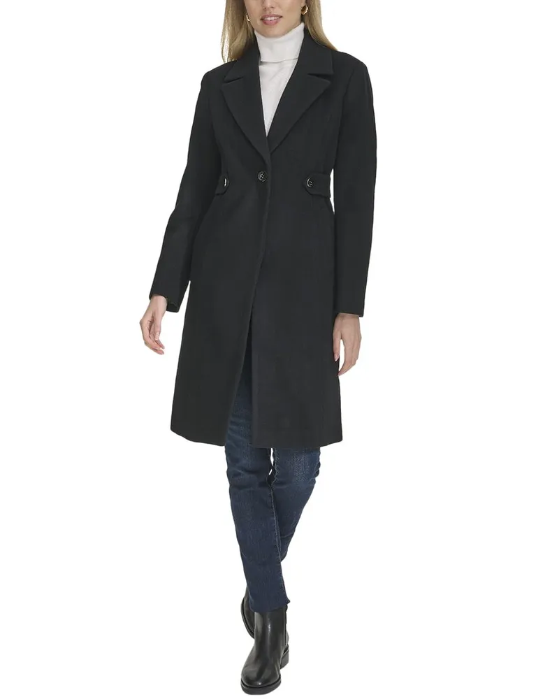 COLE HAAN Wool-Blend Pant Black