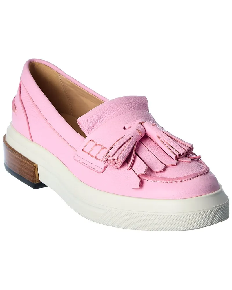 TOD'S TOD’s Tassel Leather Penny Loafer Pink