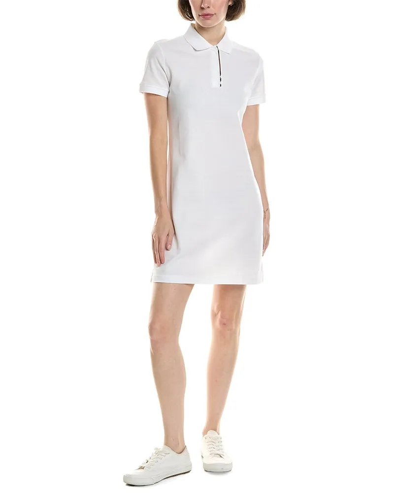 Burberry Check Mini Dress White