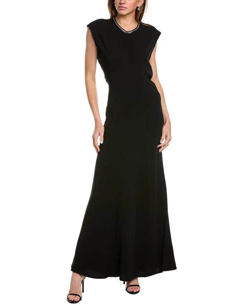 Rag & Bone Marie Crepe Maxi Dress Black
