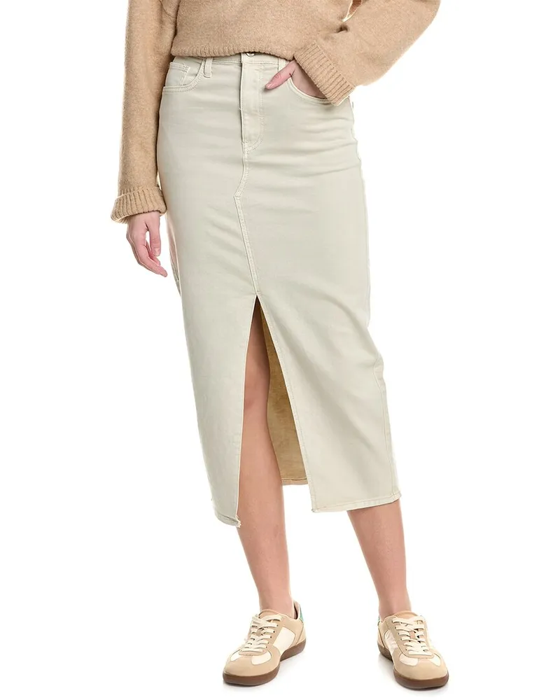HUDSON Jeans Midi Skirt White