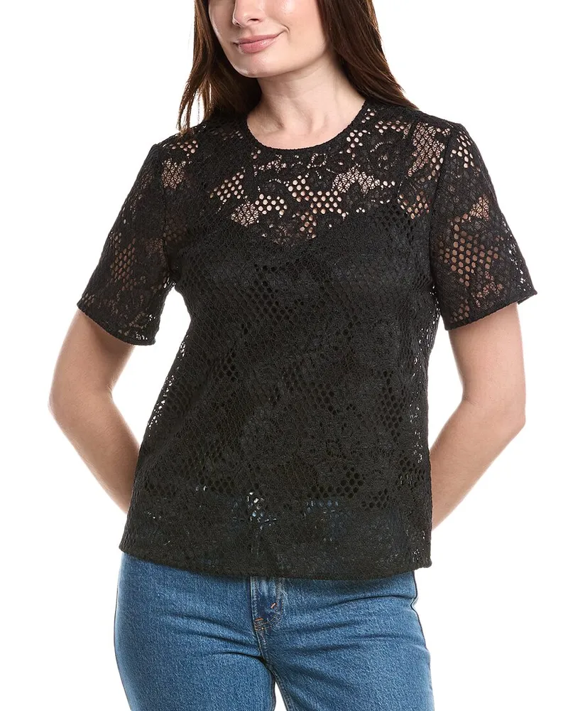 Rag & Bone Sammie Lace Top Black