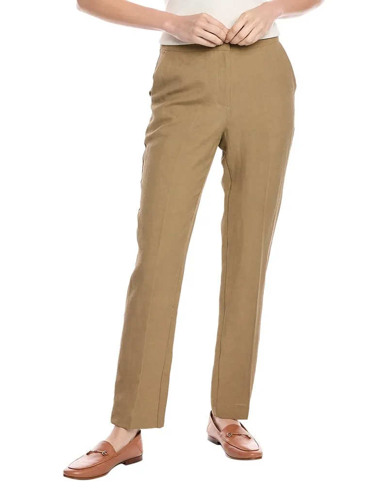 NATORI Linen Slim Pant Nocolor