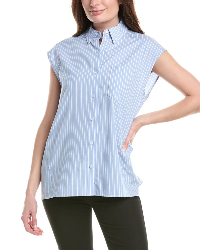 Kenneth Cole Blouse Blue