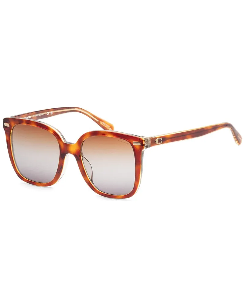 Coach Women's HC8381U 54mm Sunglasses Brown
