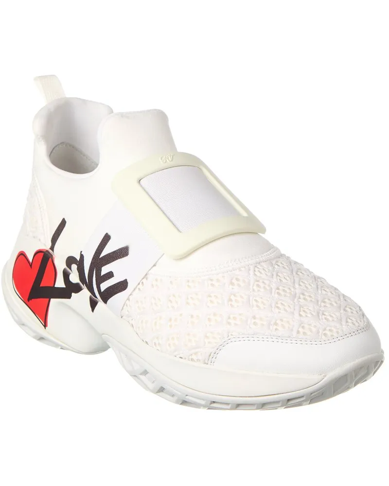Roger Vivier Neoprene & Lace Sneaker Nocolor