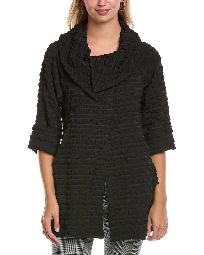 Joseph Ribkoff Puckered Jacket Black