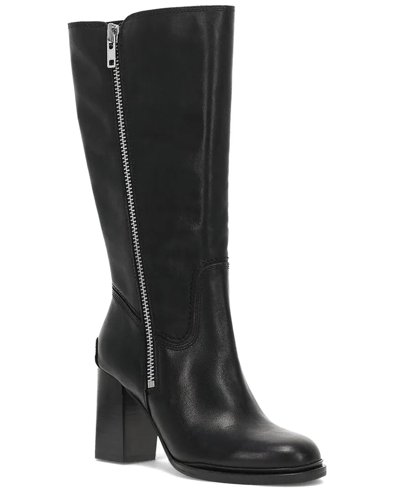 Frye Alex Heavy Zip Leather Boot Black