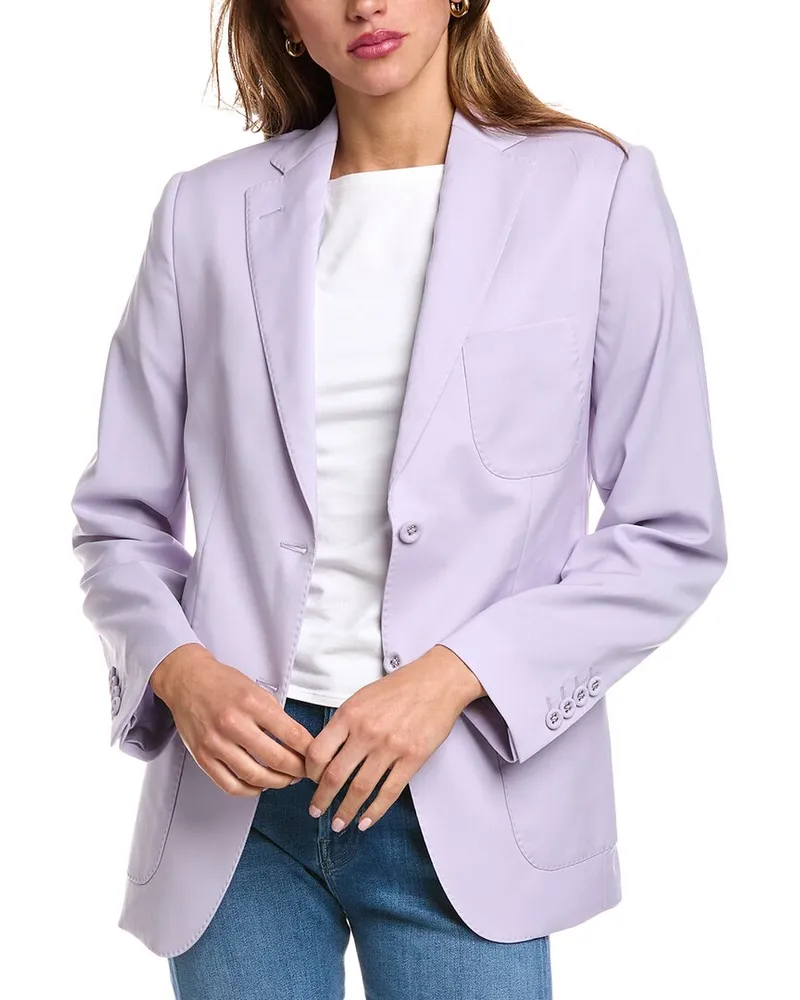Officine Generale Officine Generale Charlene Wool Blazer Purple
