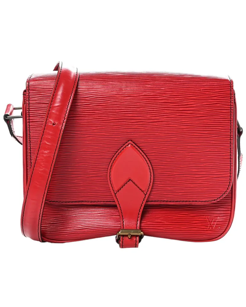 Louis Vuitton Red Epi Leather Cartouchiere PM (Authentic Pre-Loved Nocolor