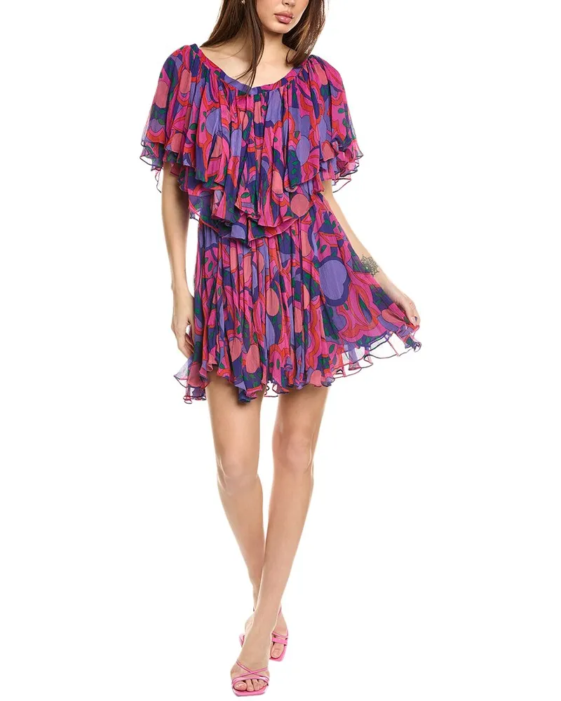 Isabel Marant Isabel Marant E'toile Ameilia Midi Silk Dress Pink