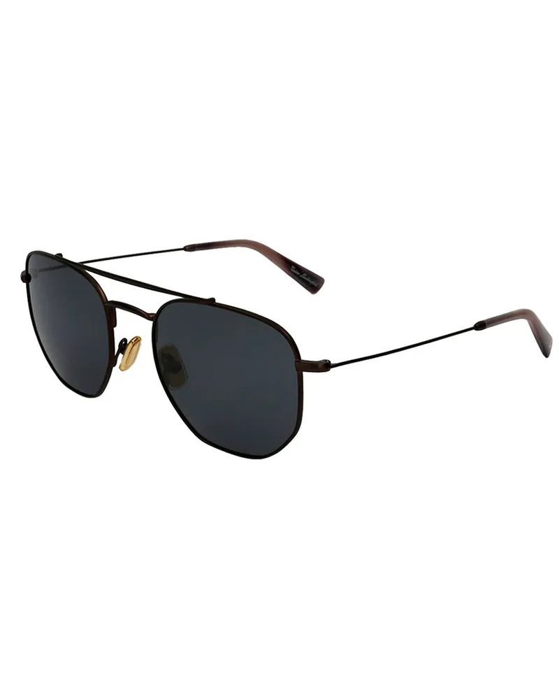 Tonino Lamborghini Men's TL331S 54mm Polarized Sunglasses Brown