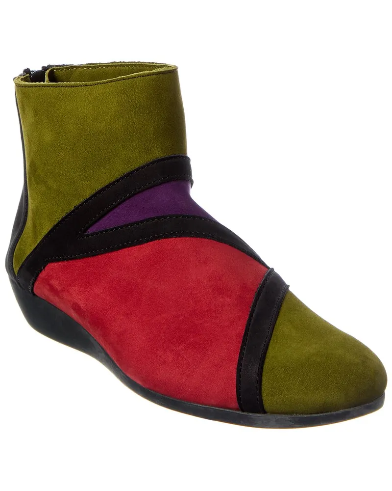 Arche Onyzem Suede Bootie Red