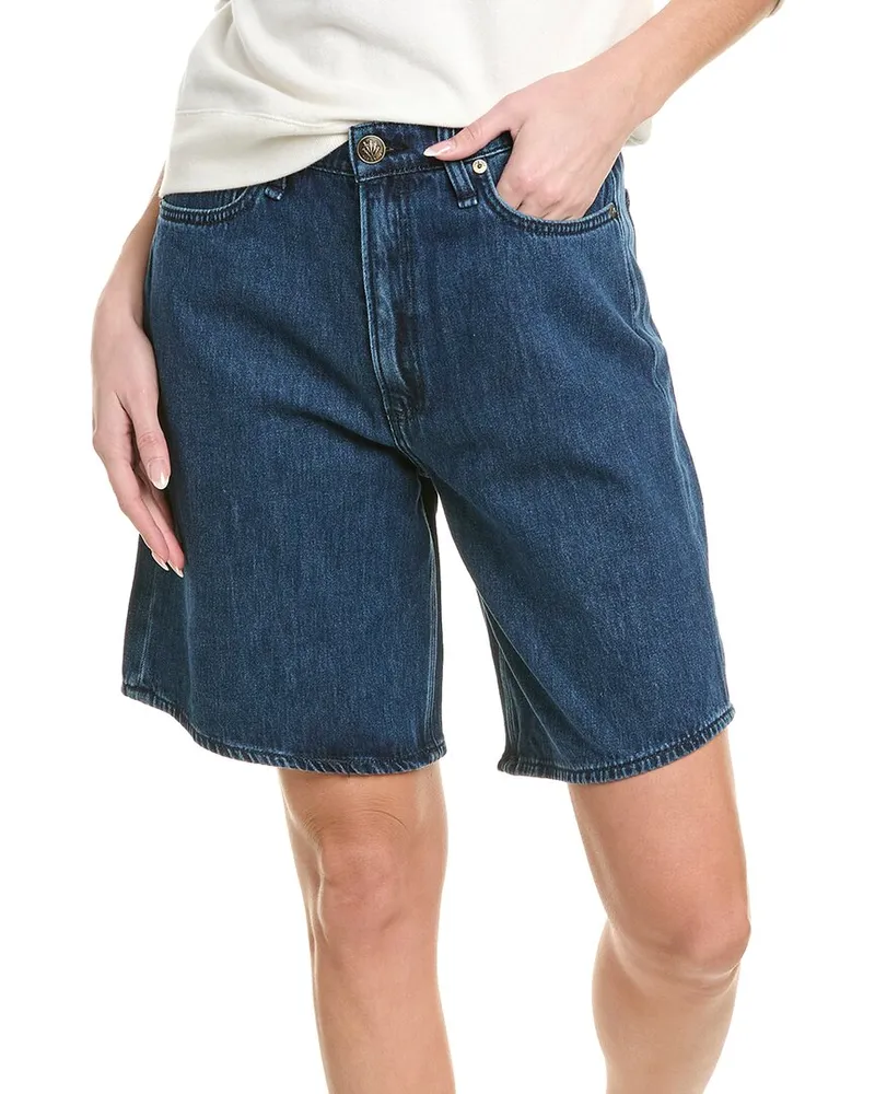 Rag & Bone Mckenna High-Rise Ari Bermuda Short Blue