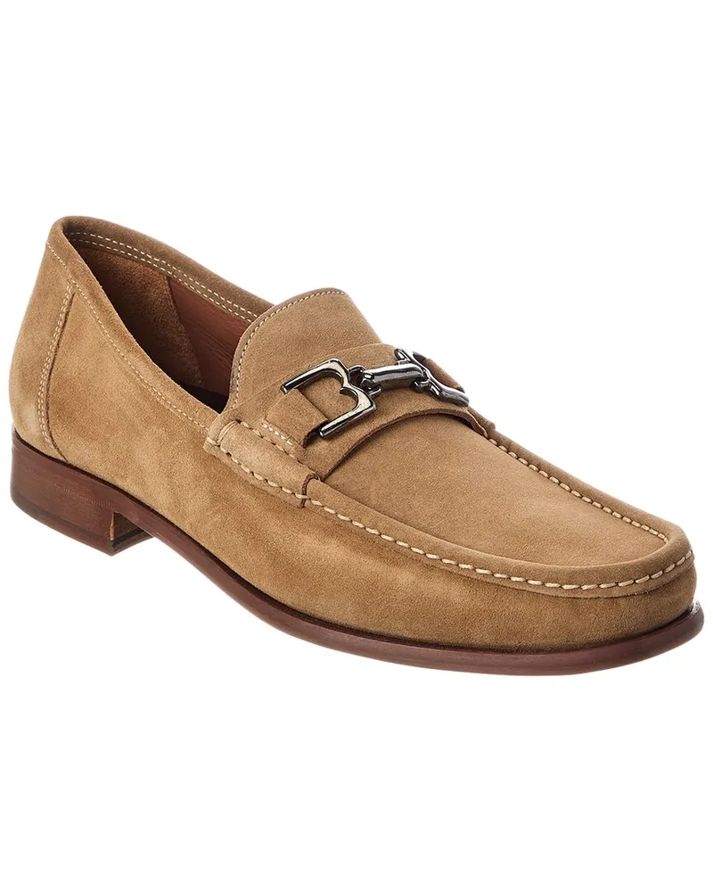 Bruno Magli Trieste Suede Loafer Brown