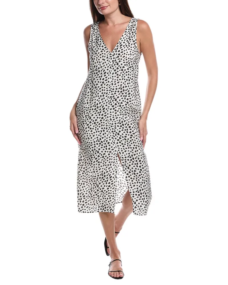 Nation Ltd Kimora V-Neck Slip Dress White