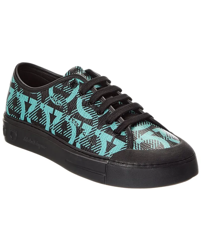Ferragamo Rebel 6 Leather Sneaker Nocolor