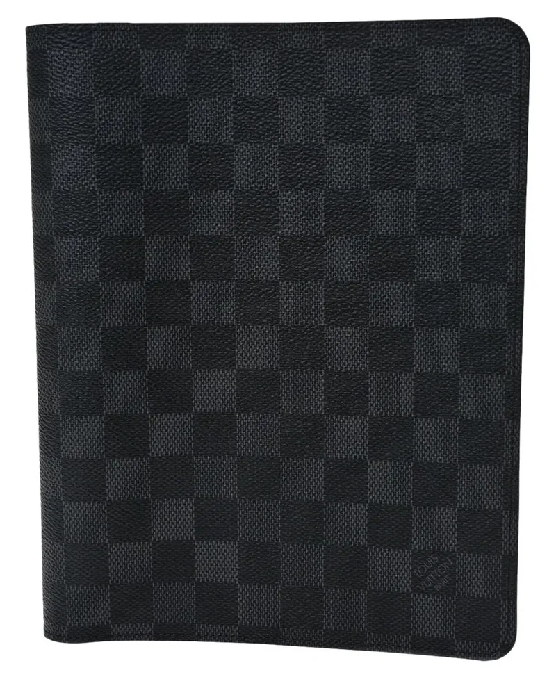 Louis Vuitton Damier Graphite Desk Agenda Cover (Authentic Pre-Loved Nocolor