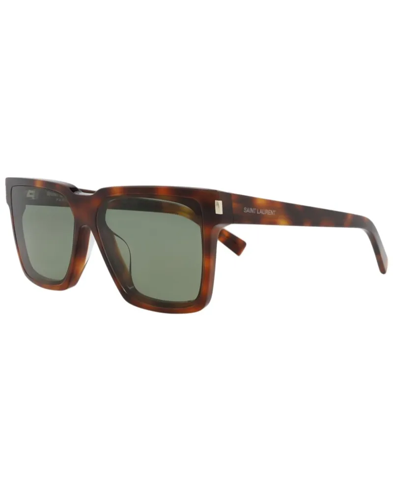 Saint Laurent Unisex SL610F 59mm Sunglasses Brown
