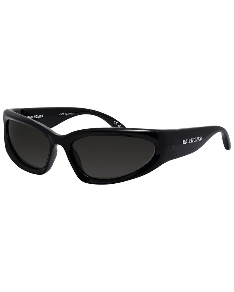 Balenciaga Unisex 65mm Sunglasses Black