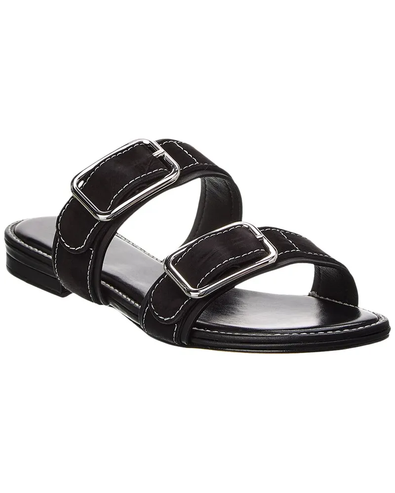 Alexandre Birman Effie Suede Flat Black
