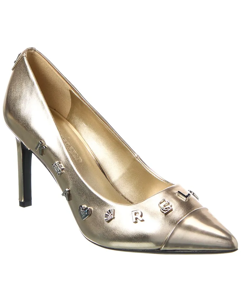 Karl Lagerfeld Glora Pins Leather Pump Nocolor
