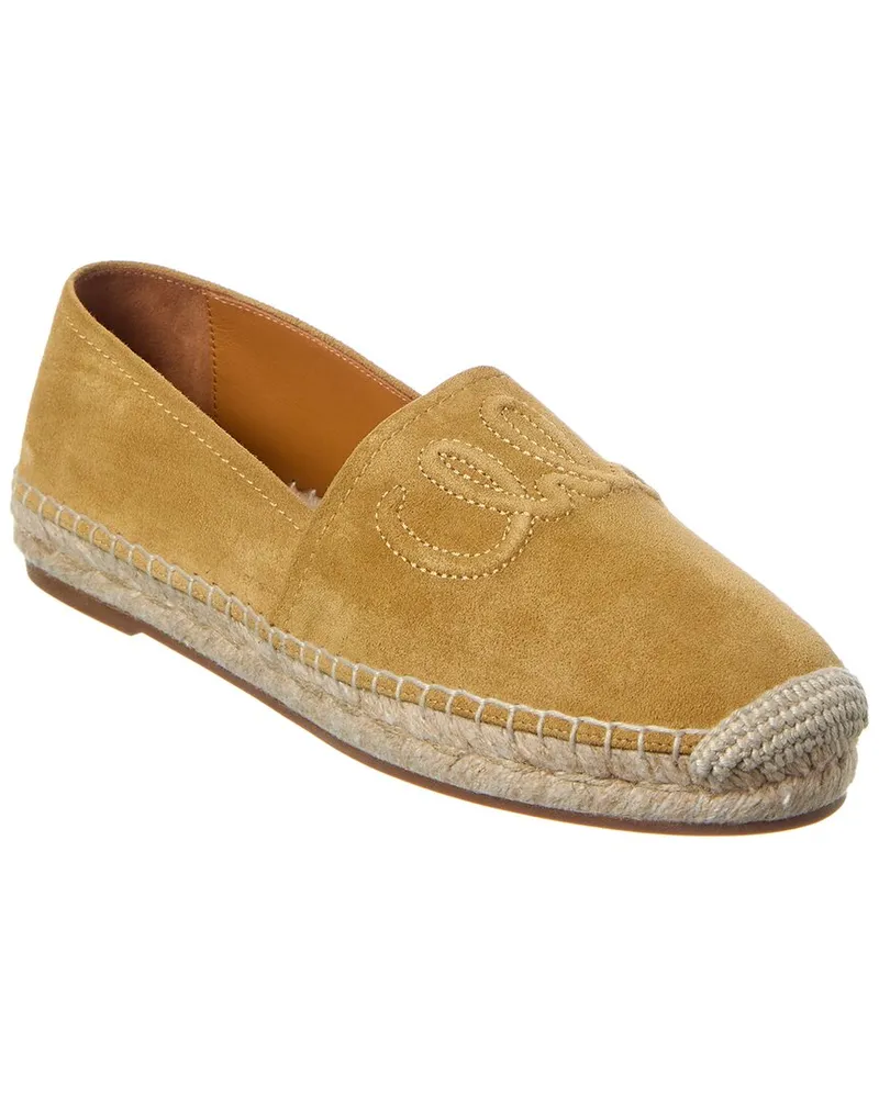 Chloé Isla Suede Espadrille Beige