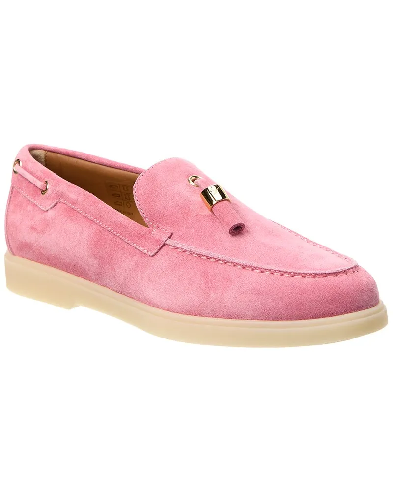 Giuseppe Zanotti Avela Suede Loafer Pink