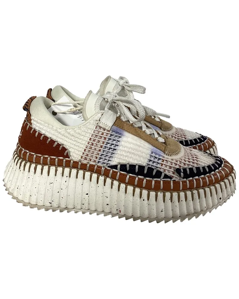 Chloé Women's Nylon Nama Sneaker, Size EU Authentic Pre-Loved Nocolor
