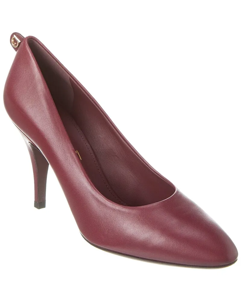 Ferragamo Judy Leather Pump Purple