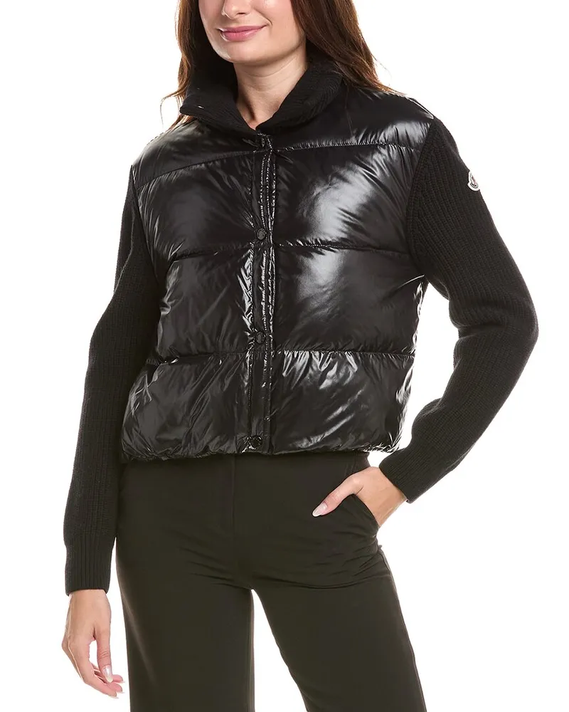 Moncler Wool Down Jacket Black