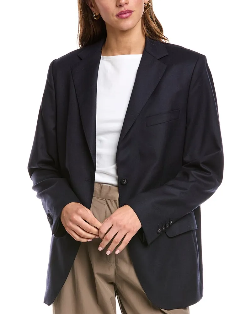 Officine Generale Officine Generale Charlene Wool Jacket Blue