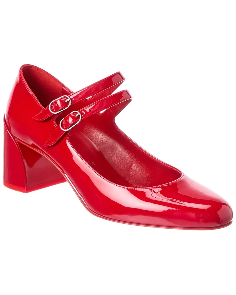Christian Louboutin Miss Jane 55 Patent Pump Red