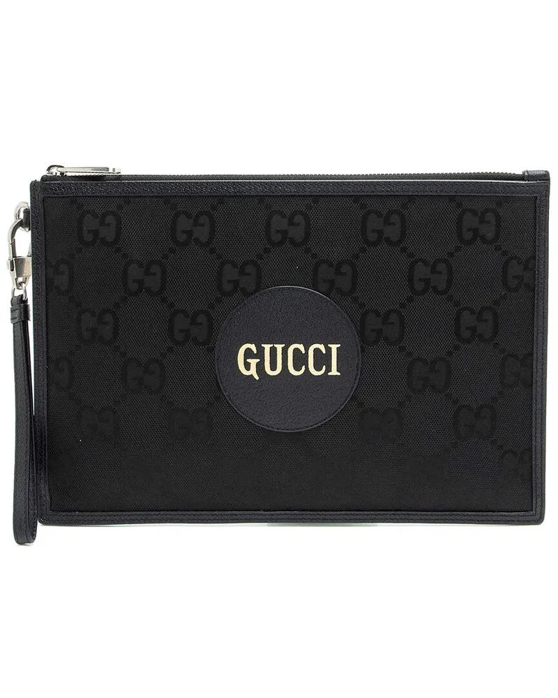 Gucci Black GG Econyl Off The Grid Long Pouch (Authentic Pre-Loved Nocolor