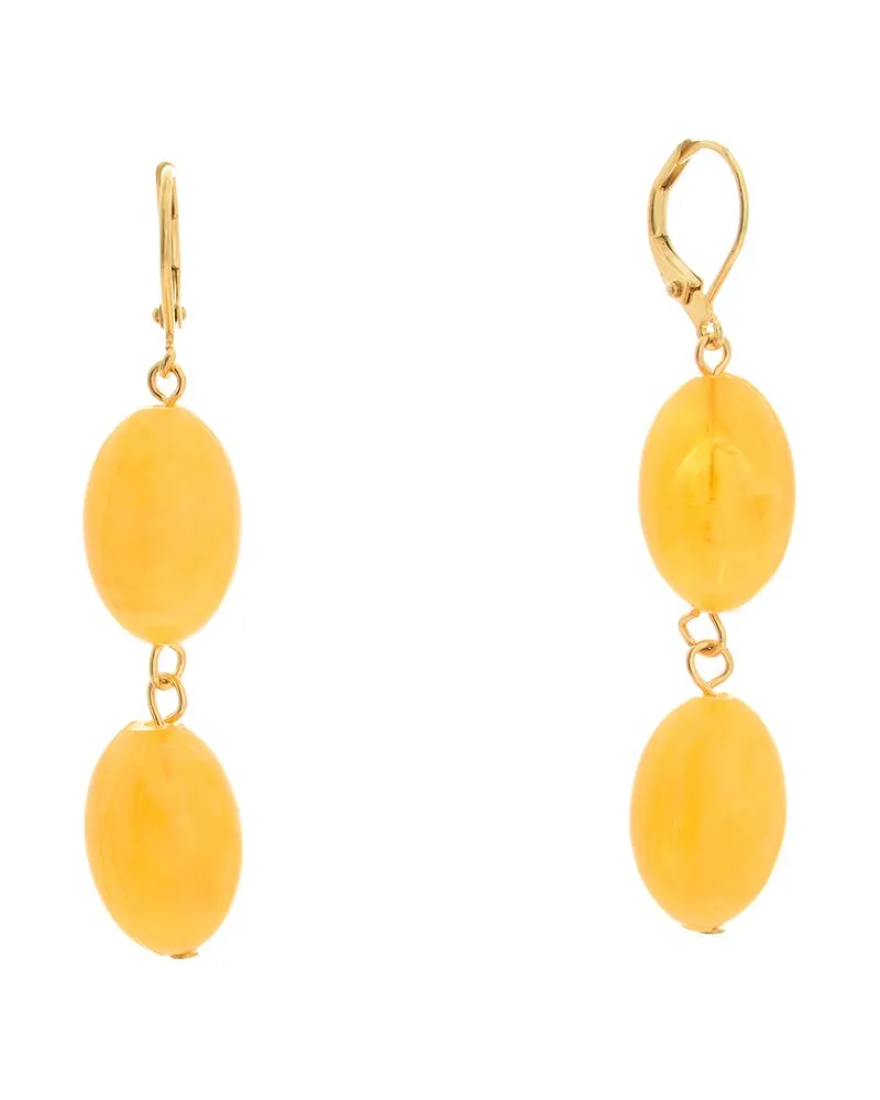 Kenneth Jay Lane Plated Dangle Earrings Nocolor