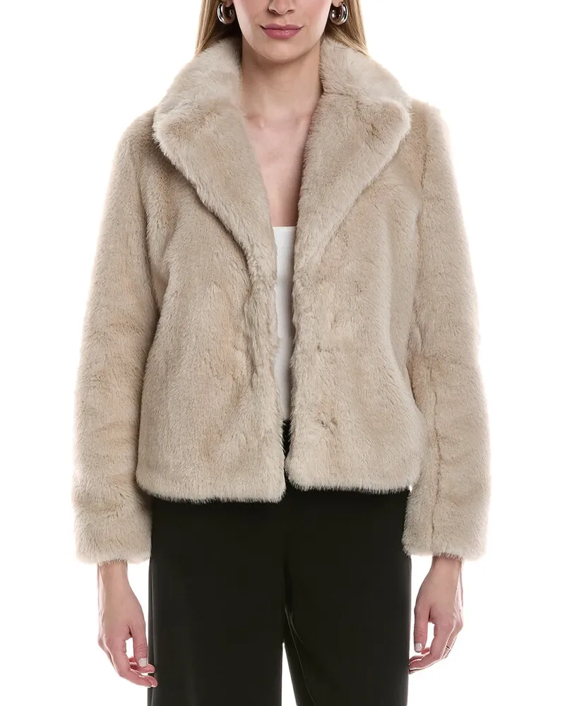 Anne Klein Cropped Jacket Beige