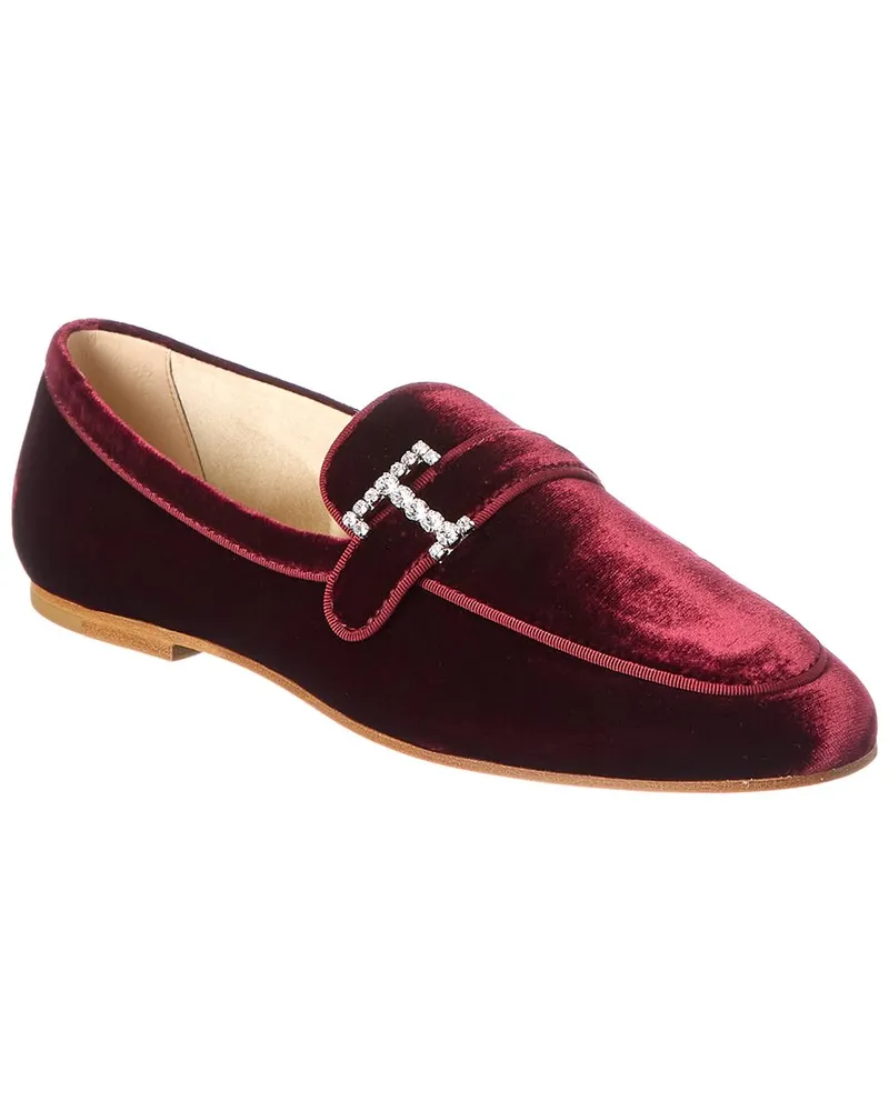 TOD'S TOD’s T Velvet Loafer Red