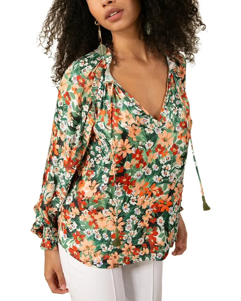 Hale Bob Remington Blouse Green