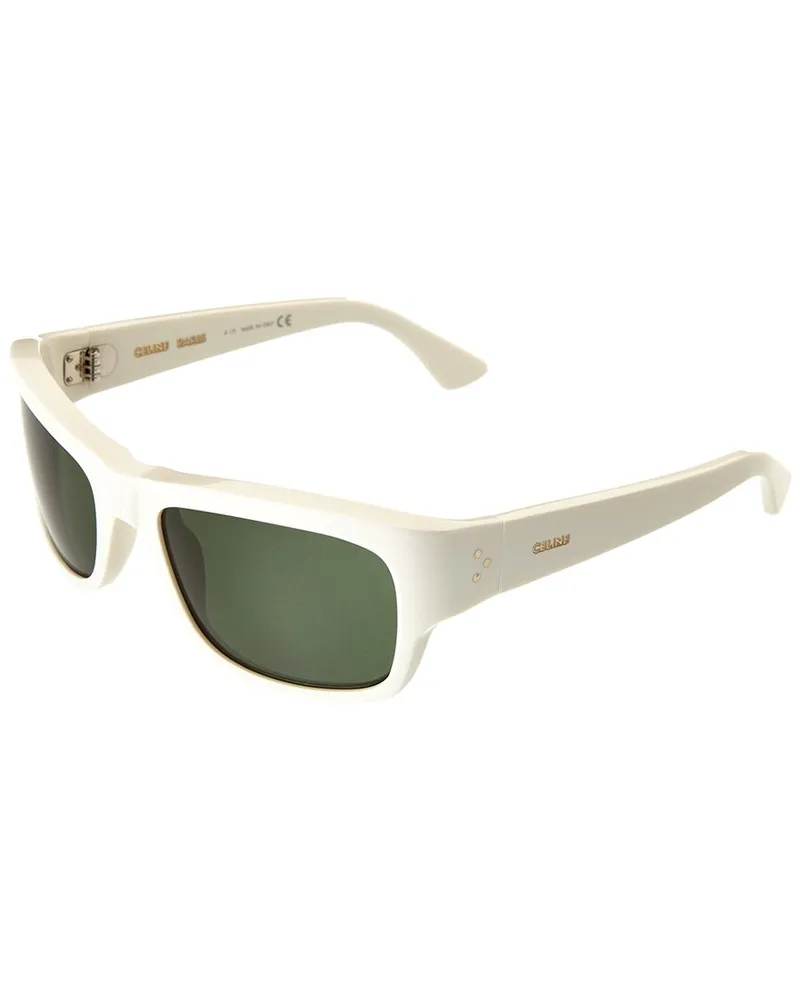Celine Men's CL40079I 56mm Sunglasses White