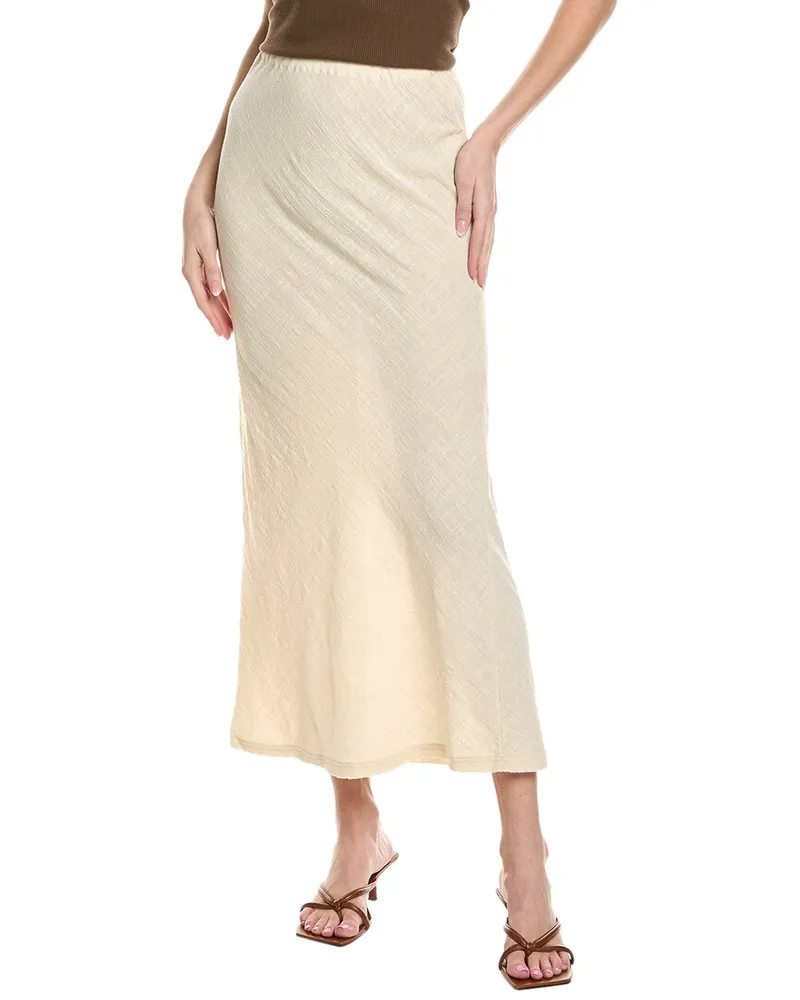 Just BEE Queen Pele Midi Skirt White