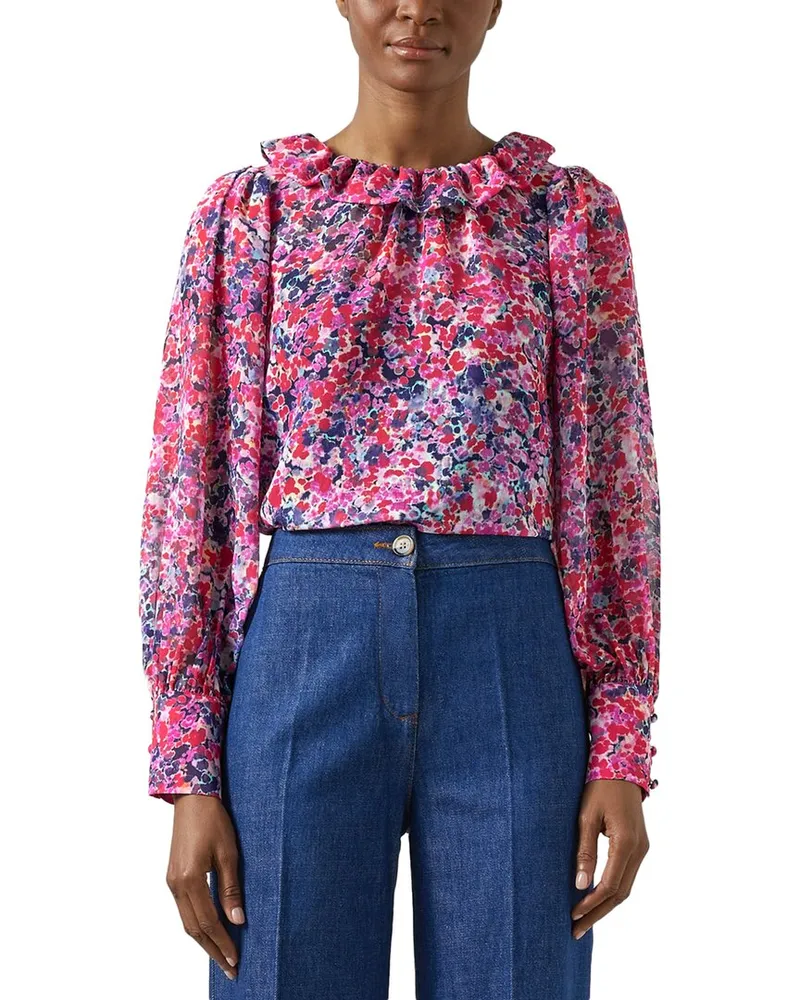 L.K.Bennett  Erin Woven Top Nocolor