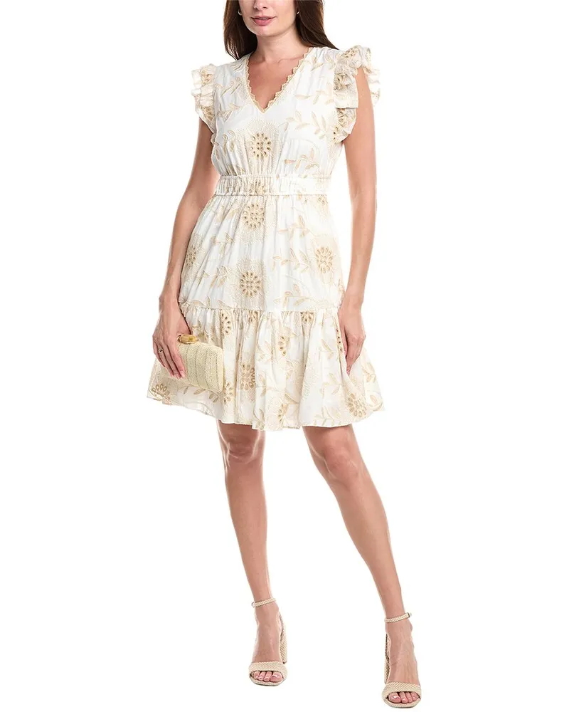 Anne Klein Mini Dress White