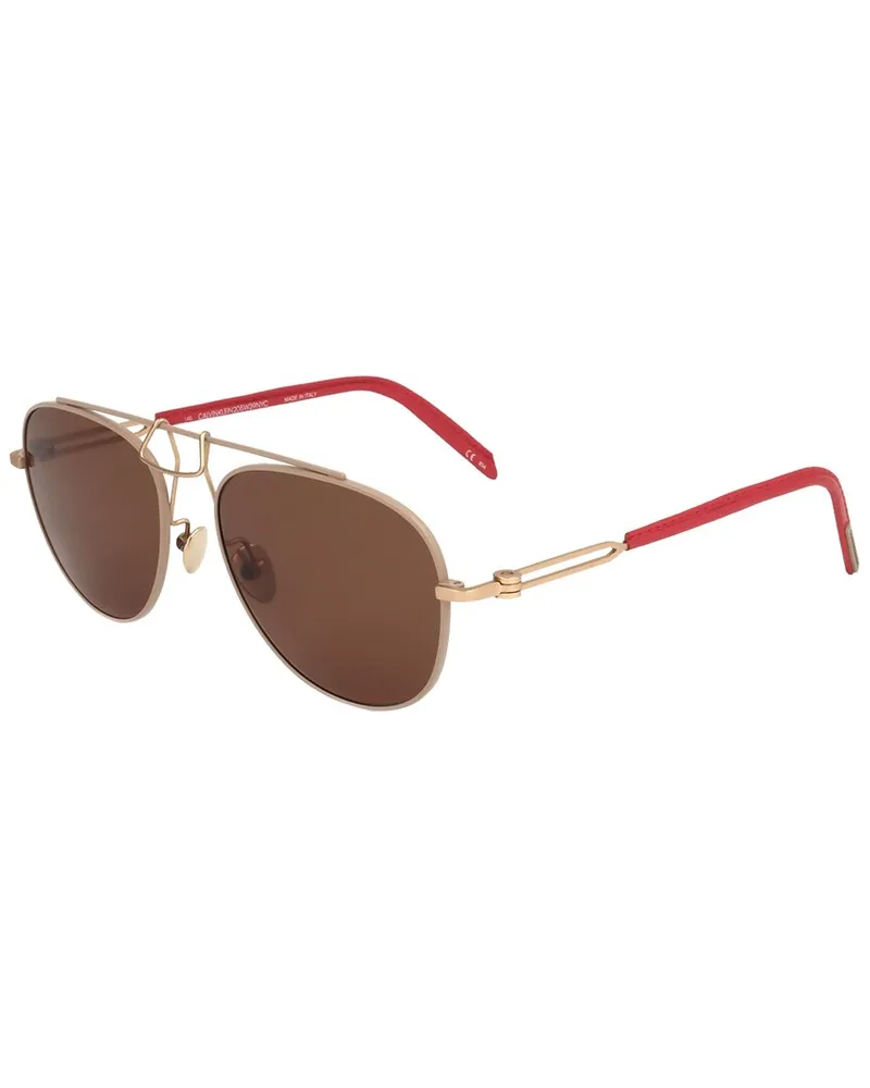 Calvin Klein Unisex CKNYC1811S 54mm Sunglasses Gold