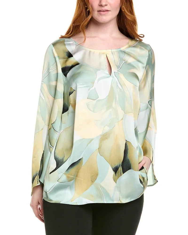 Anne Klein Plus Blouse Green