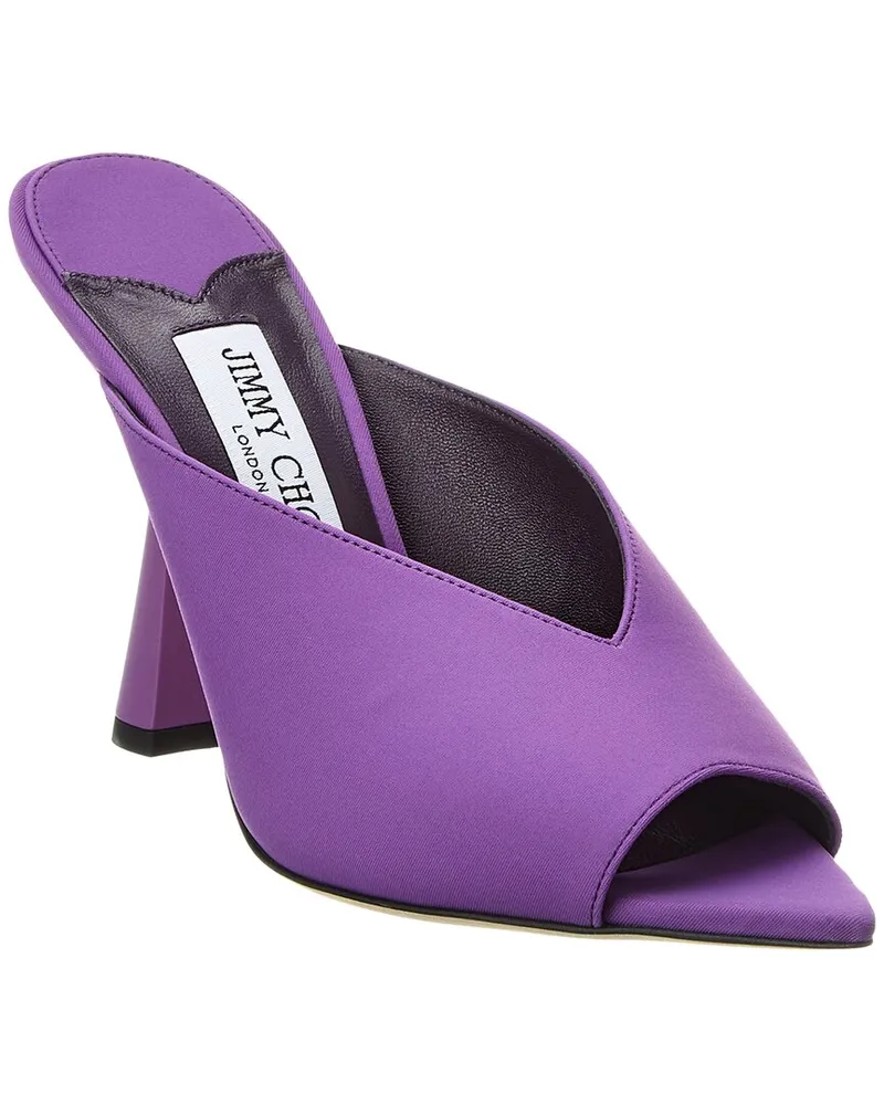 Jimmy Choo Maryanne 100 Lycra Sandal Purple